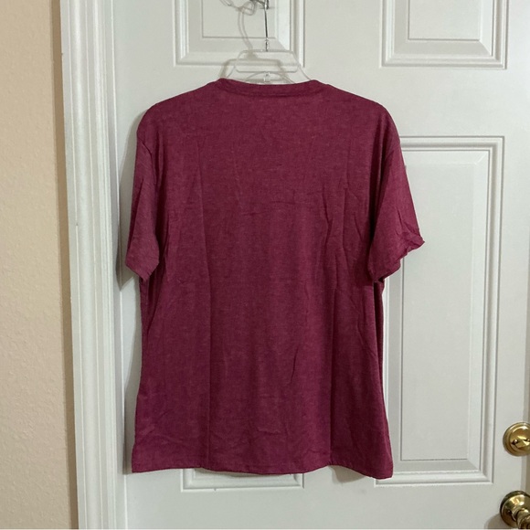 Fuchsia Graphic T-Shirt with Bowling Pin Design Size L - Picture 3 of 4